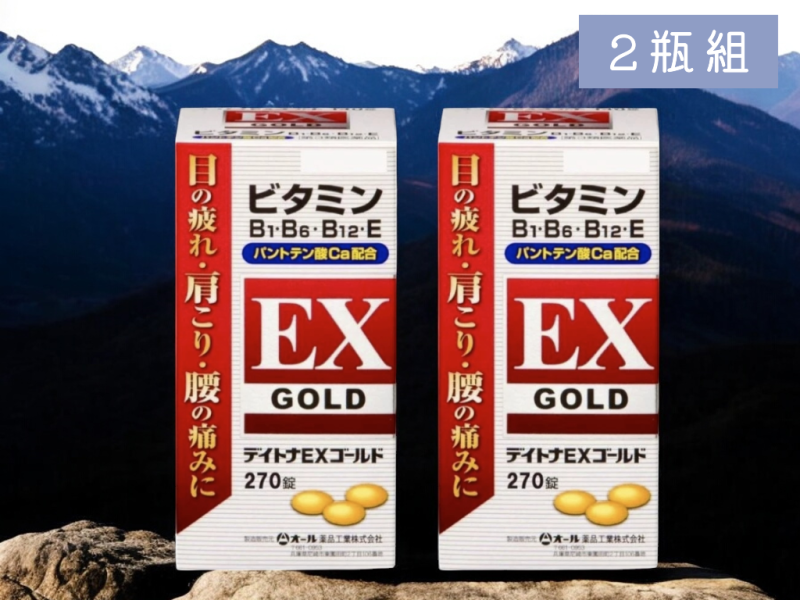 日本ALL-EX GOLD 長效B群加強錠【2入組】